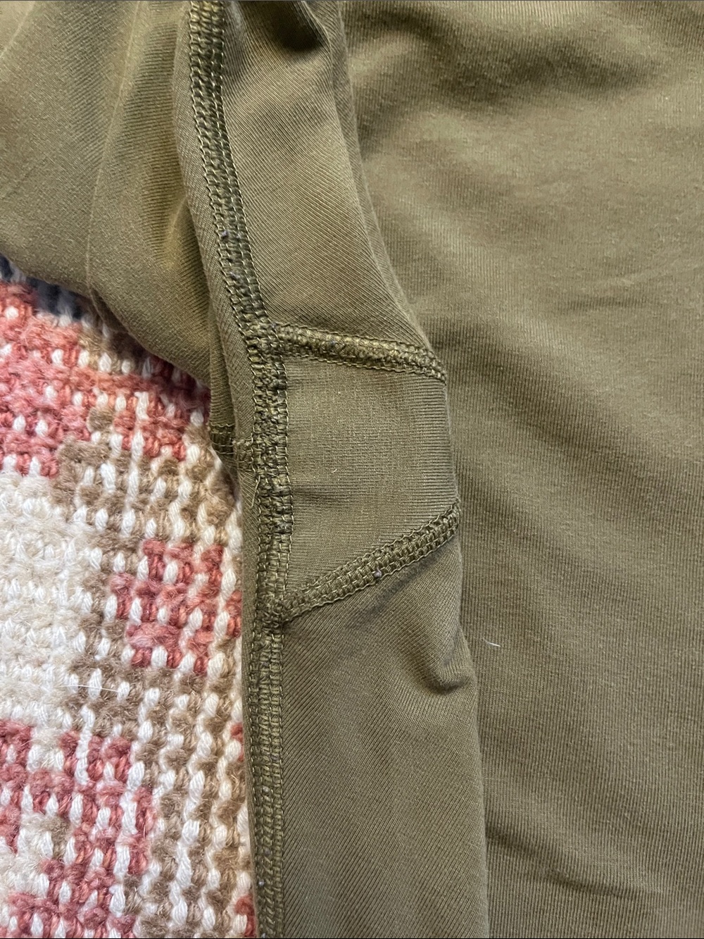 Pact Organic Cotton Leggings Olive Green Size L - Picture 7 of 7